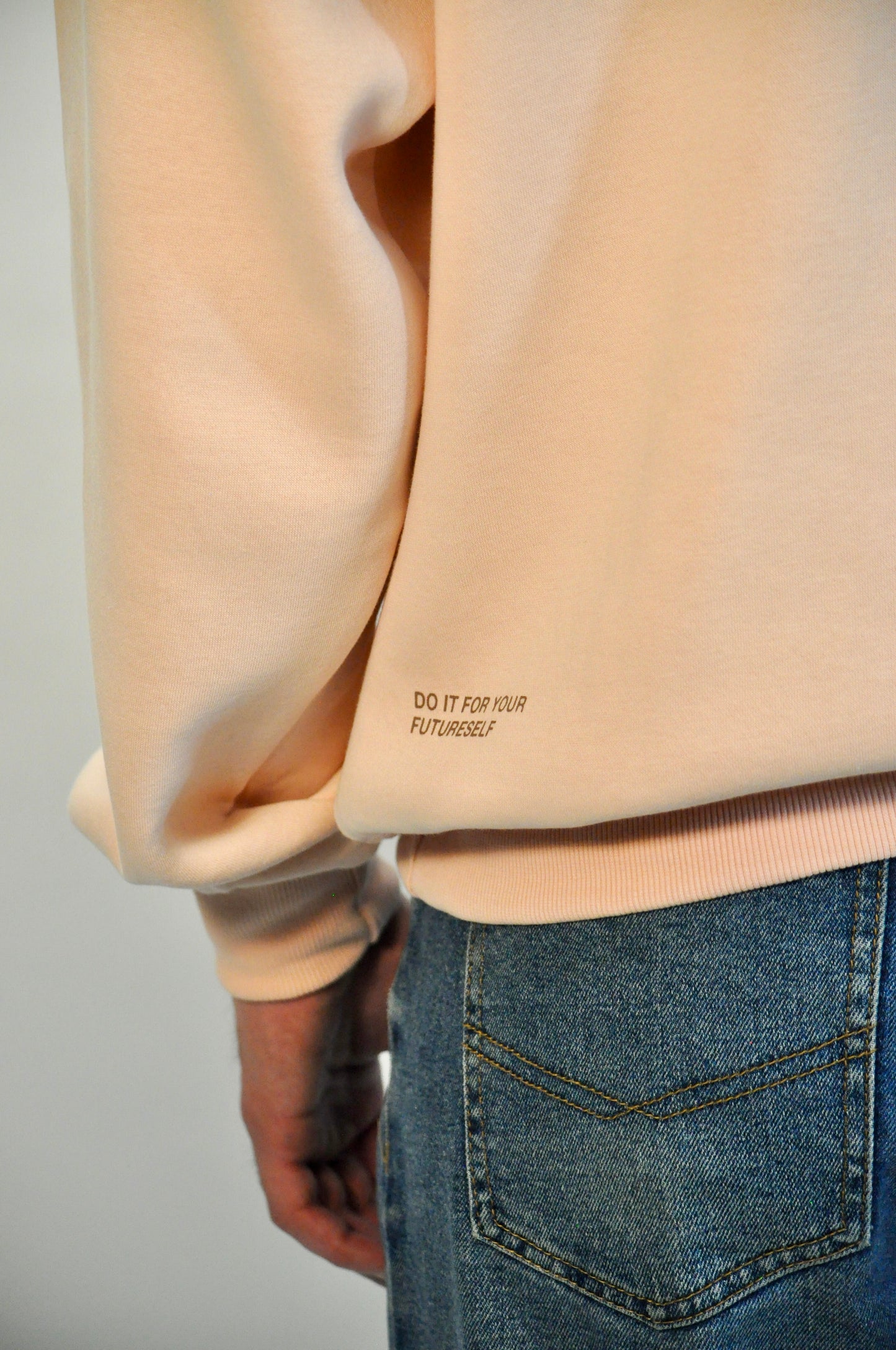 OVERSIZED PEACH HOODIE