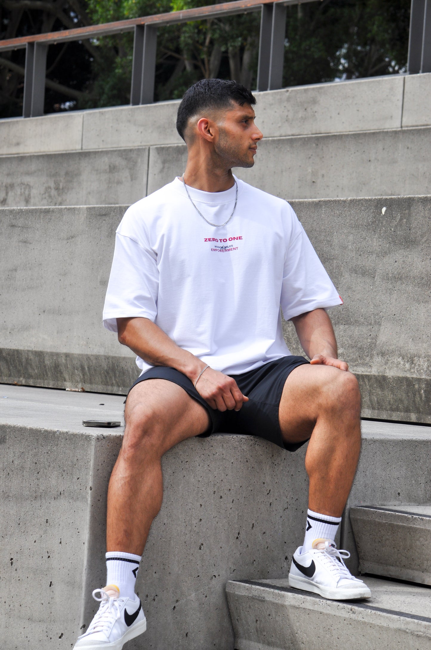 State of Grind White Oversized T-Shirt