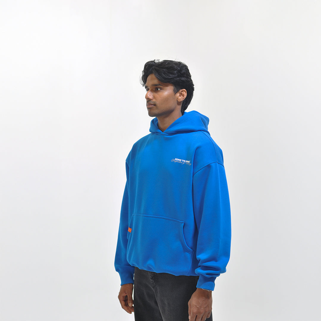 Picanto Blue Oversized Hoodie