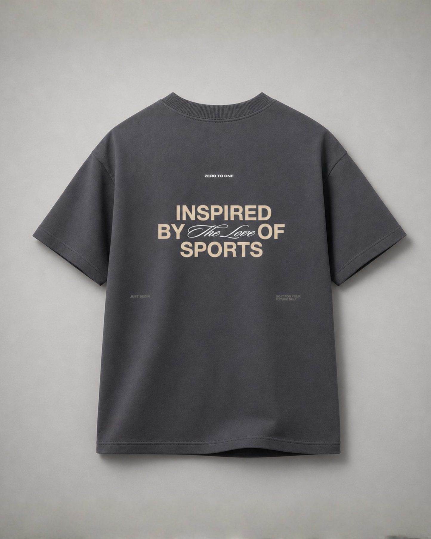 Signature Boxy T-Shirt - Charcoal