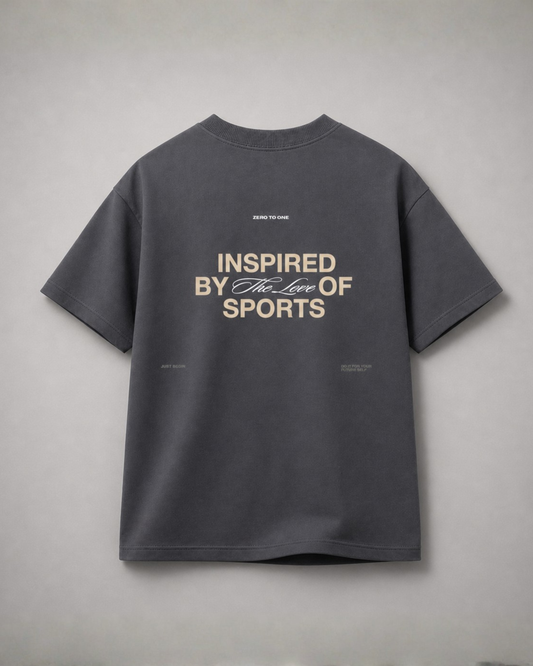 Signature Boxy T-Shirt - Charcoal