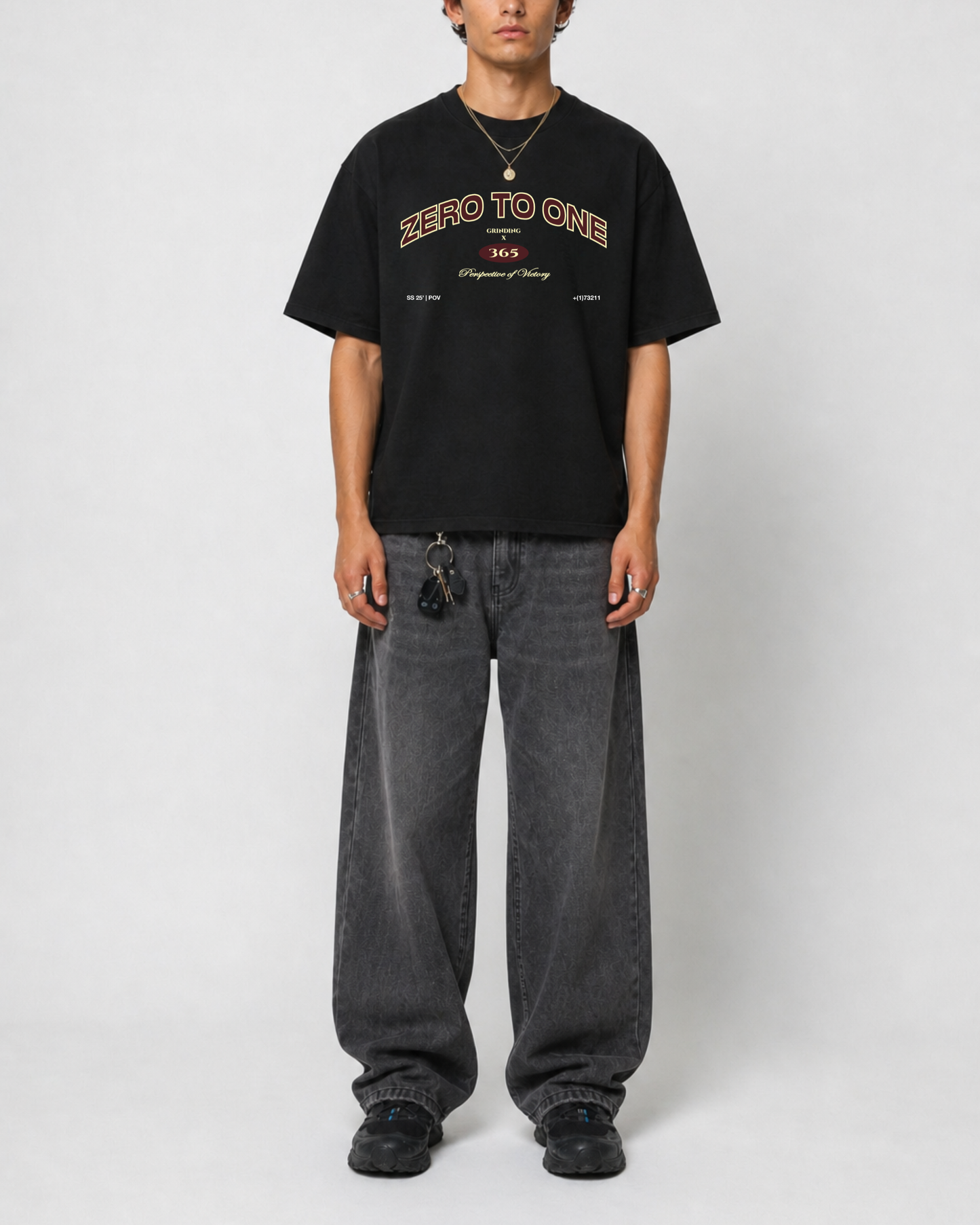Signature Boxy T-Shirt - Black