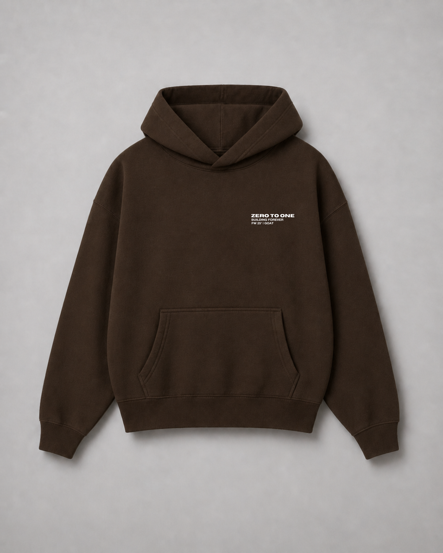 Luxury Oversized Hoodie - Coffee