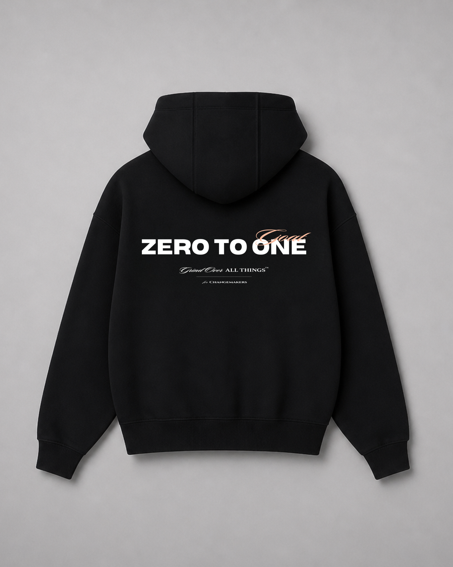 CHANGEMAKERS - Oversized Black Hoodie