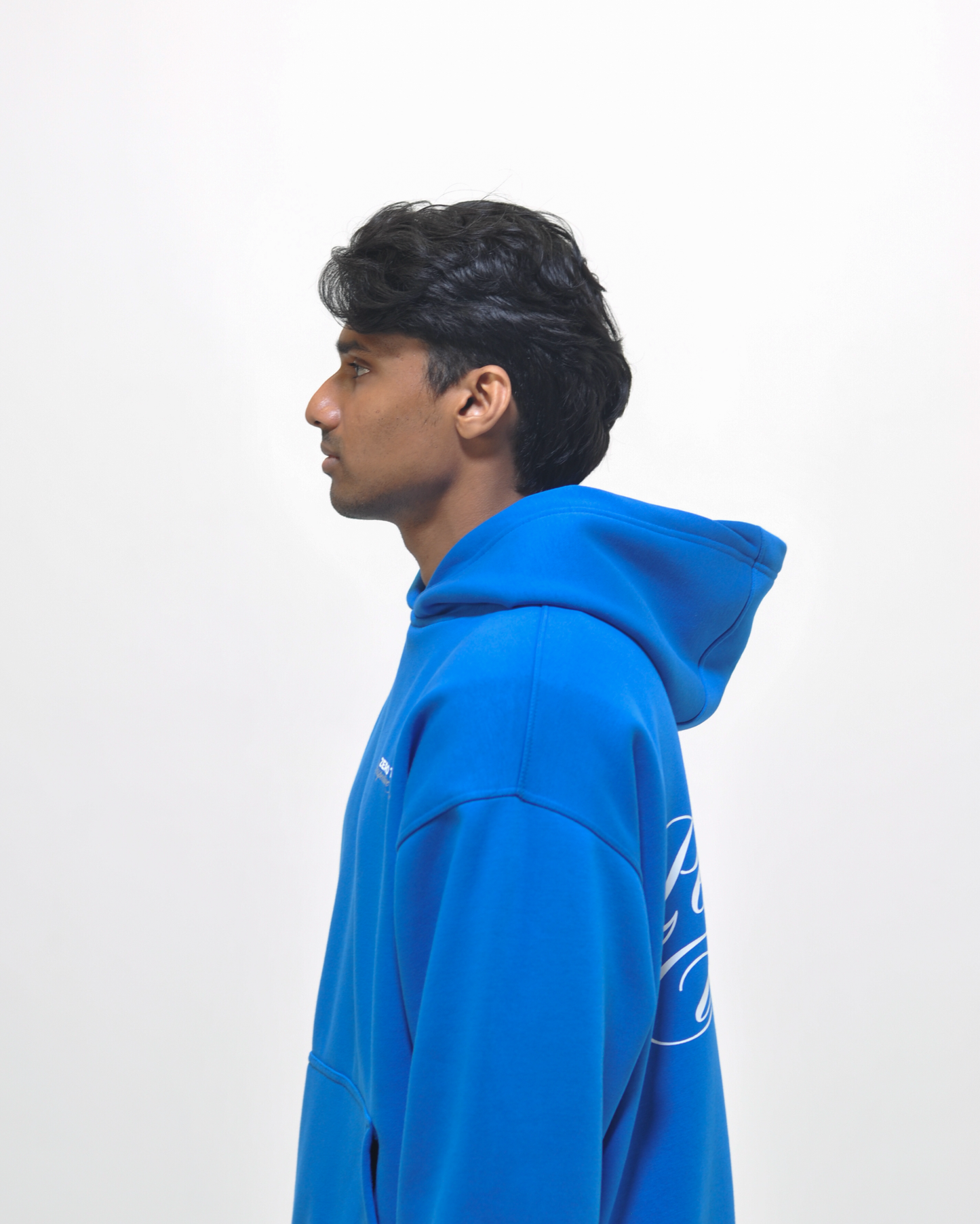 Oversized heavyweight Hoodie – Picanto Blue