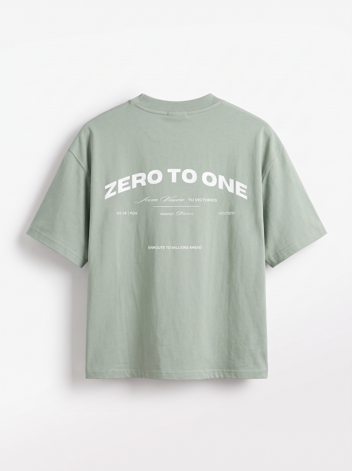 Signature Boxy T-shirt - Pistachio