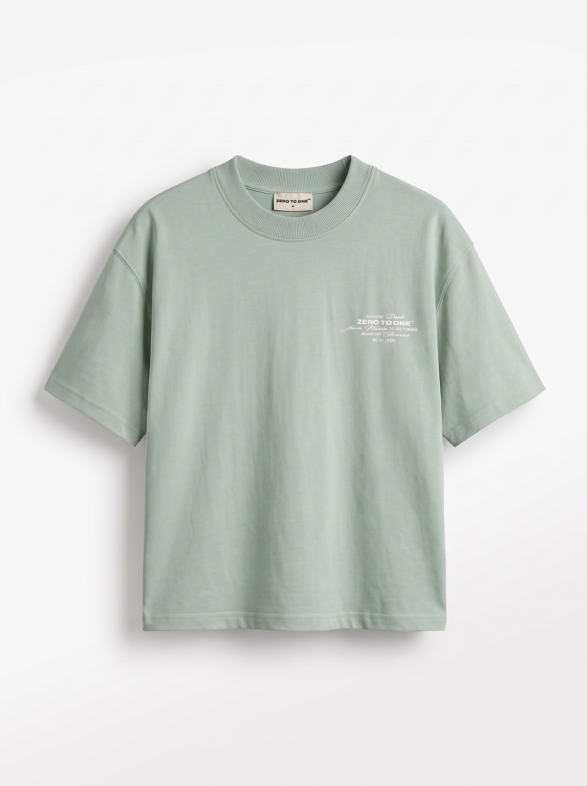 Signature Boxy T-shirt - Pistachio