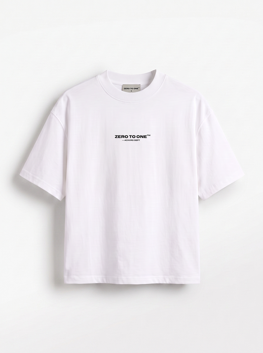 001 Boxy T-shirt - White