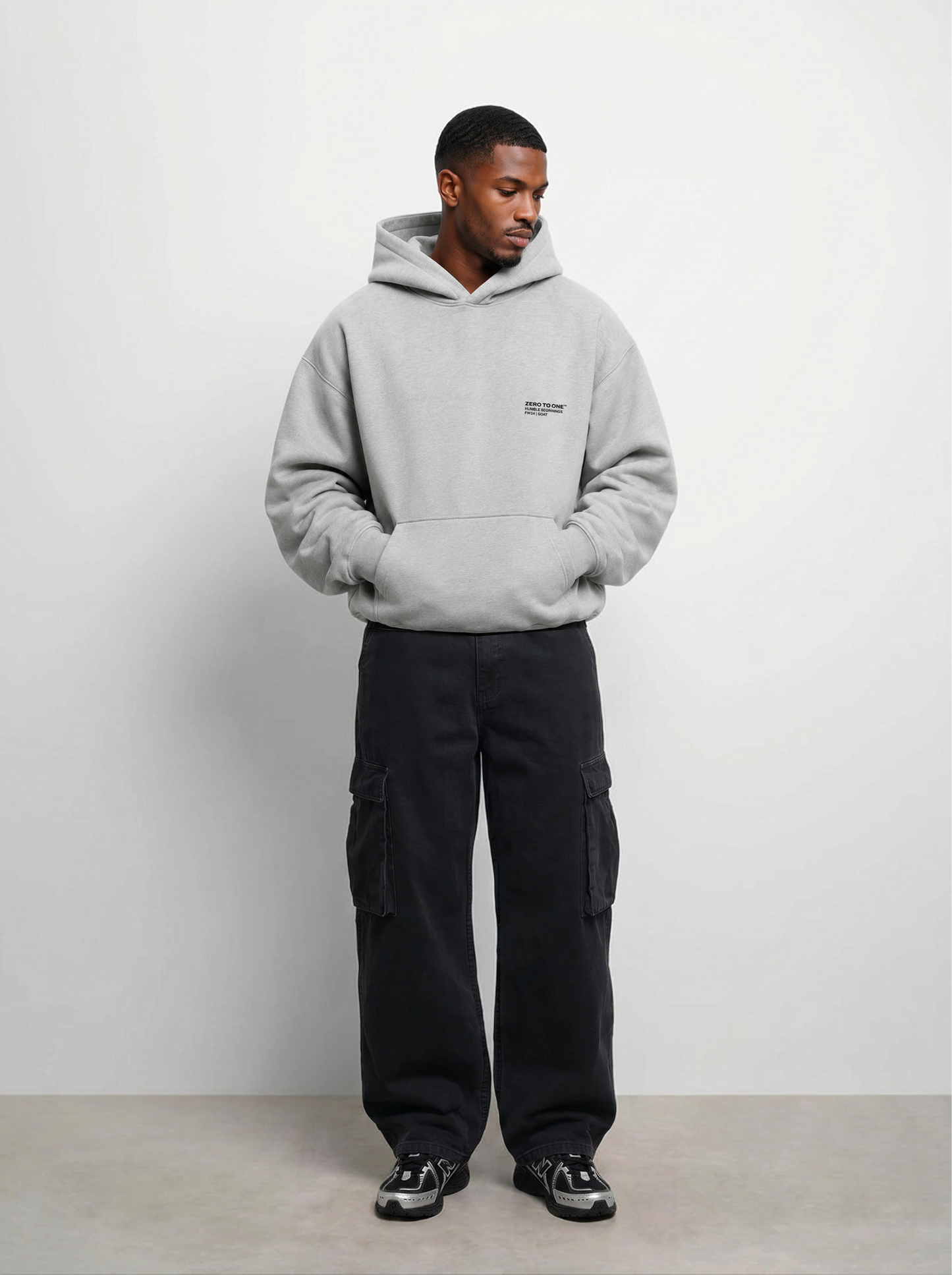 Luxury Oversized Hoodie - Grey