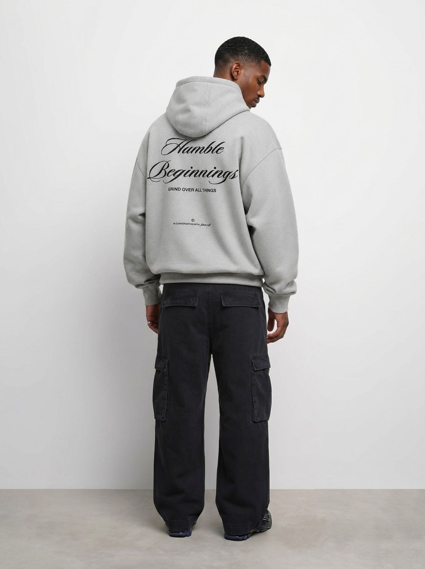 Luxury Oversized Hoodie - Grey