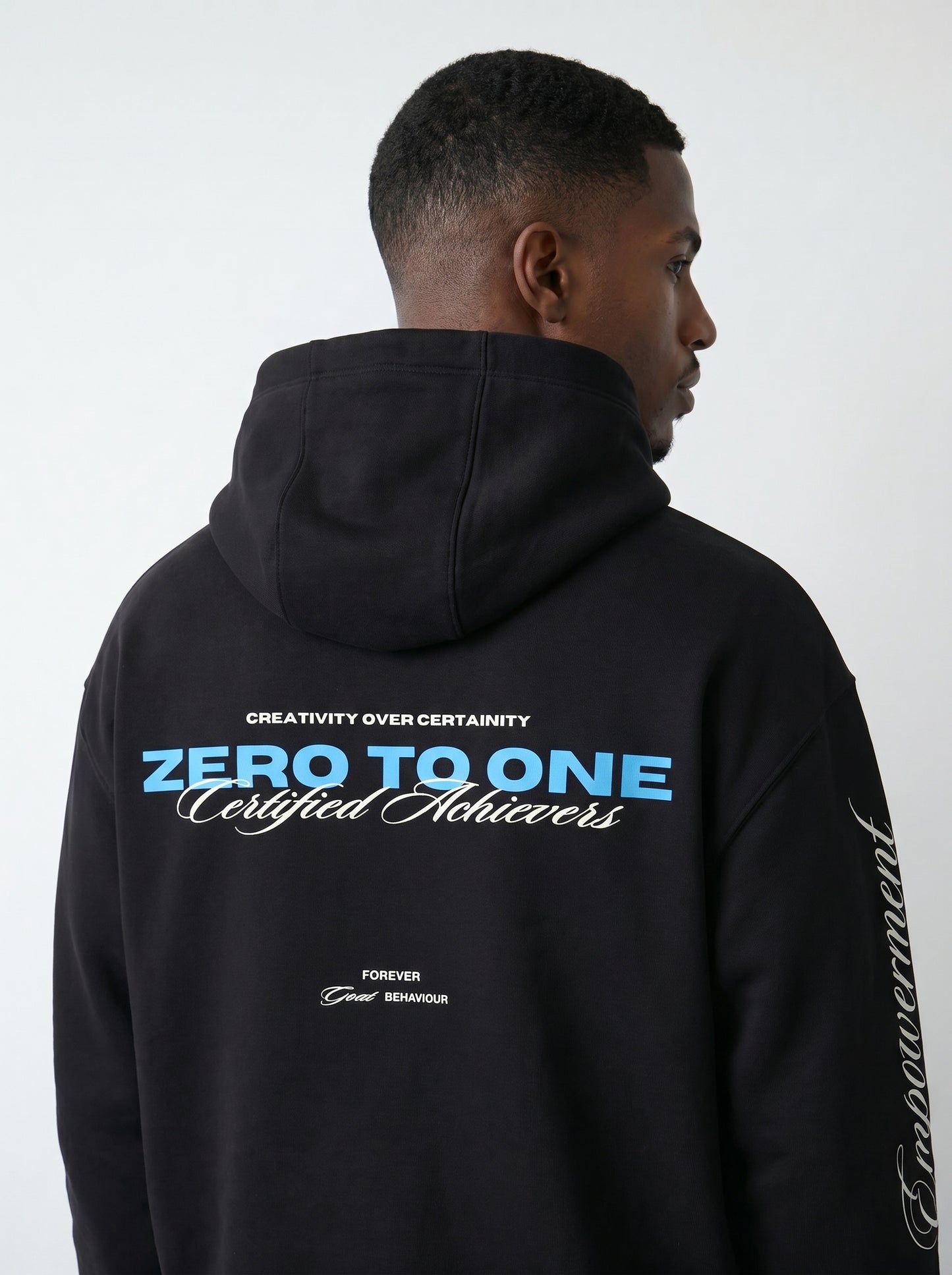 GOAT - Oversized Black Hoodie