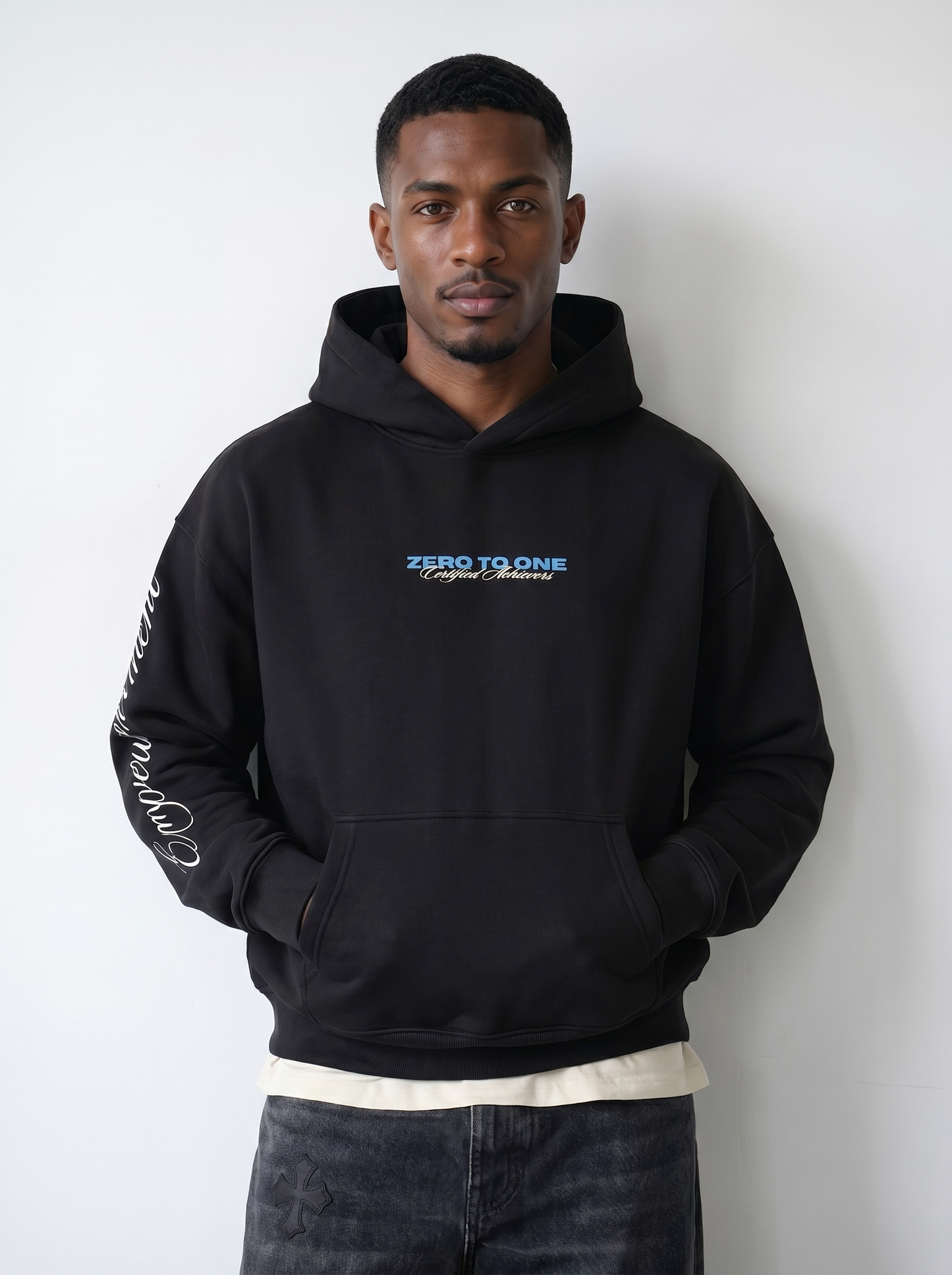 GOAT - Oversized Black Hoodie