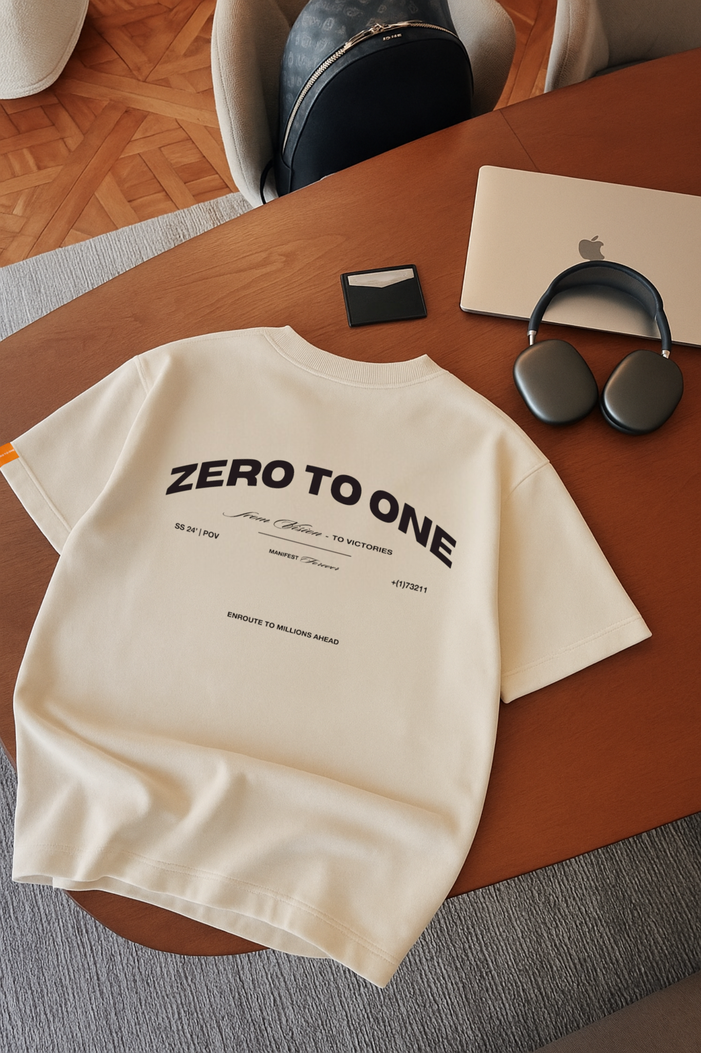 POV Cream Oversized T-Shirt