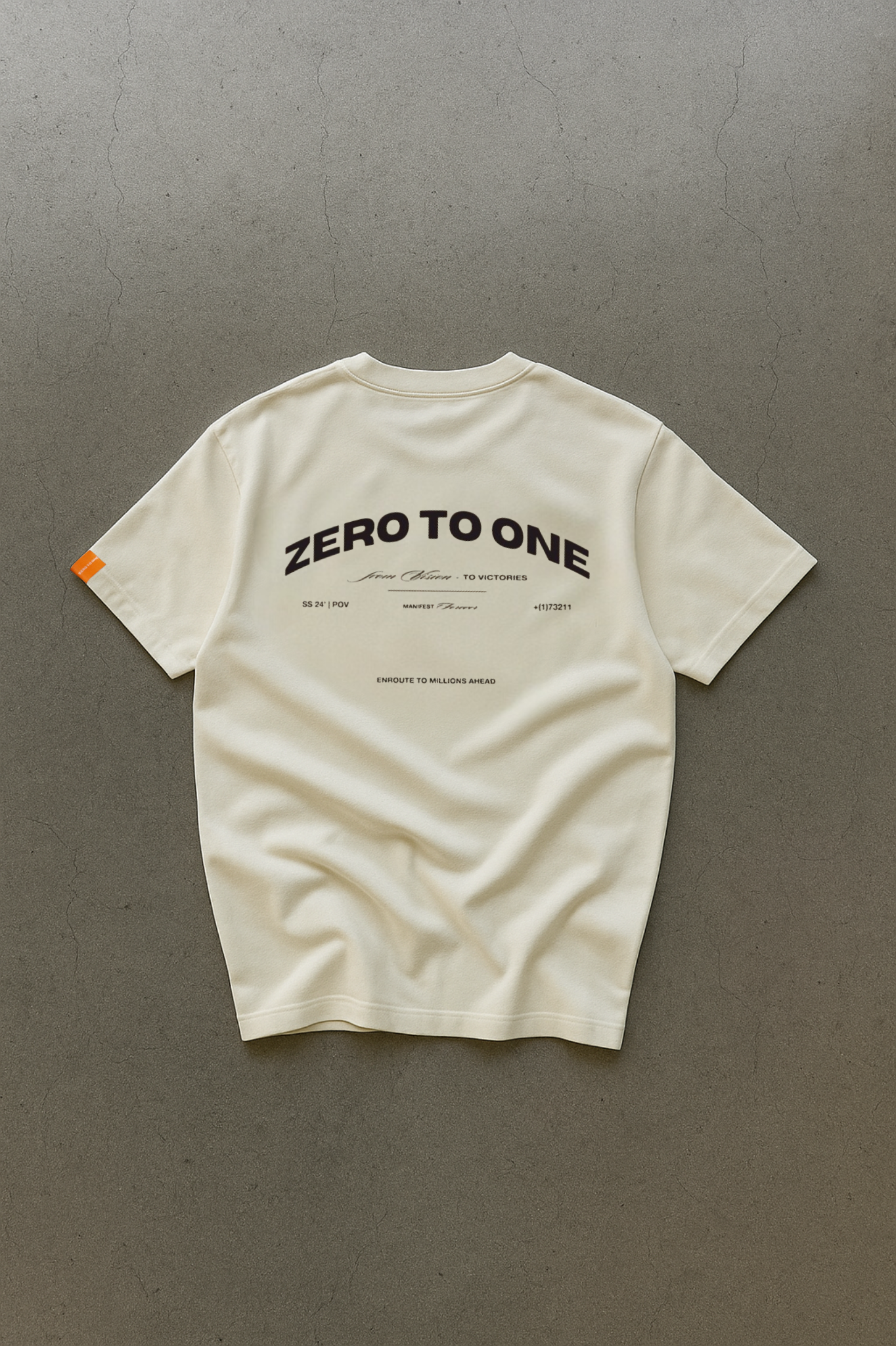 POV Cream Oversized T-Shirt