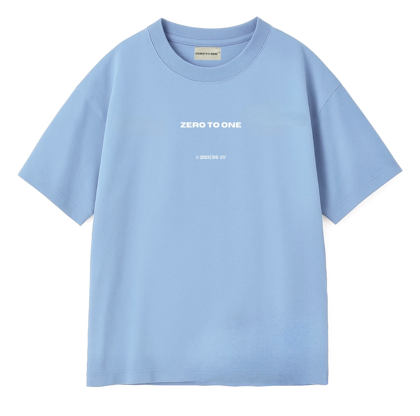 Baby blue boxy t-shirt